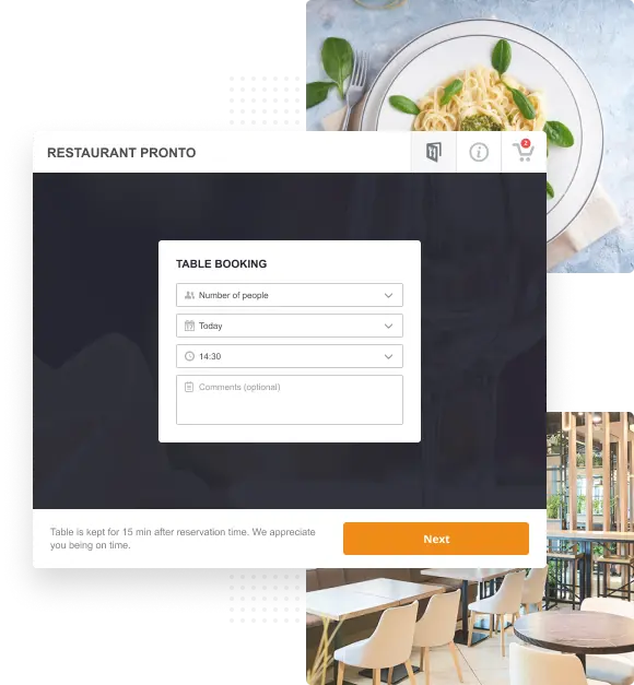 Restaurant booking