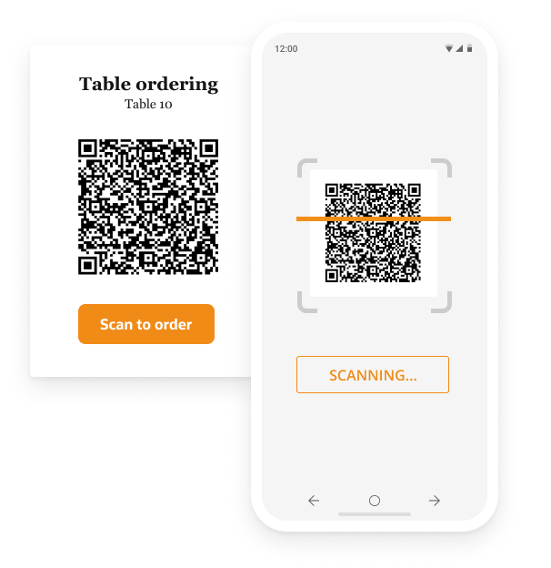 QR code restaurant menu